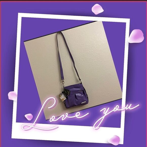 GENNA DE ROSSI CONVERTIBLE CROSS BODY COLOR LAVENDER!!! - Picture 1 of 11